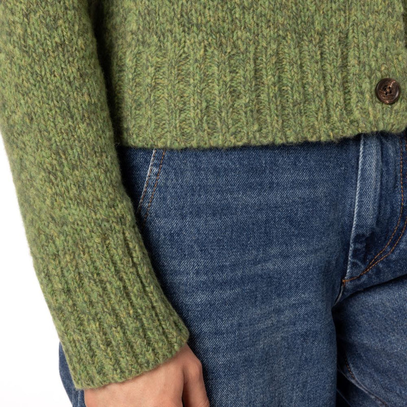 NEW Borough Cosy Cardigan Green