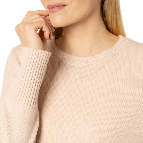 DALSTON Luxury Cashmere sweater Natural blush pale pink Italy by Marilyn Moore