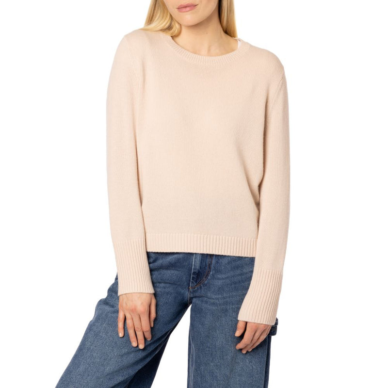 DALSTON Luxury Cashmere sweater Natural blush pale pink Italy by Marilyn Moore