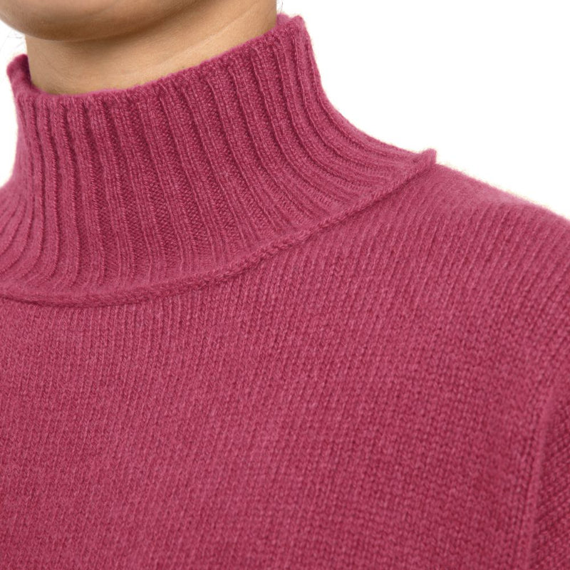 NEW Dublin Handmade Cashmere Slouchy Sweater Raspberry