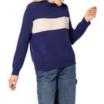 Henley Handmade Cashmere Sweater Navy