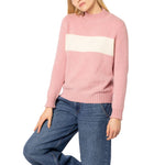 Henley Handmade Cashmere Sweater Pink