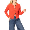 NEW Mortlake Ribbed Cashmere Cardigan - Orange