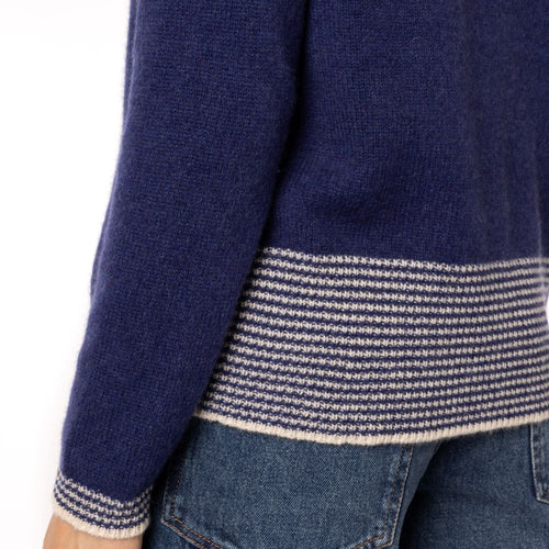 Purbeck Handmade Cashmere Sweater Navy