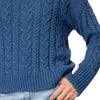 Indigo den m nit cable sweater turtle neck by Marilyn Moore