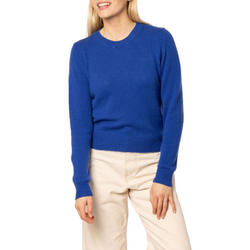 Shoreditch Contemporary Cashmere Jumper Bright Blue