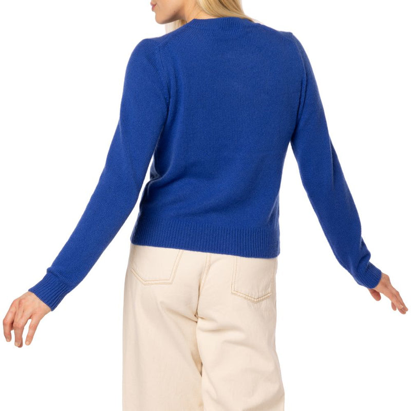 Shoreditch Contemporary Cashmere Jumper Bright Blue